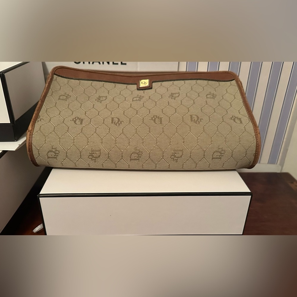 Christian Dior Clutch Honeycomb Clutch / Pouch